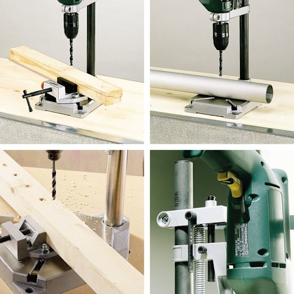 wolfcraft - Kolonnstöd för borr - Arbetshöjd 345 mm - ref. 3406000