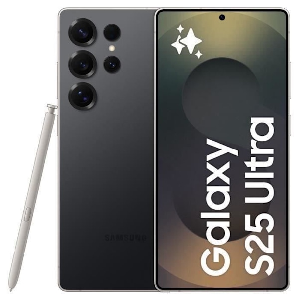 SAMSUNG Galaxy S25 Ultra AI Smartphone 1 Till Noir Titane Titan svart