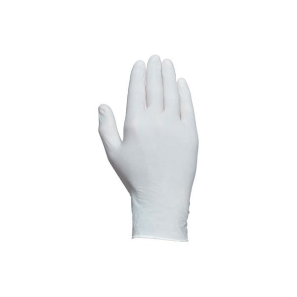 Latexhandsker - GENERISK - Størrelse 10 - Æske med 100 - Pulveriseret - Certificeret til fødevarer naturlig