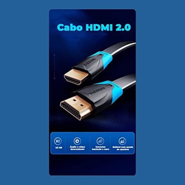 HDMI-kabel - VENTION - VAA-B02-L500 - 5 m - Multikolor - Video mångfärgad