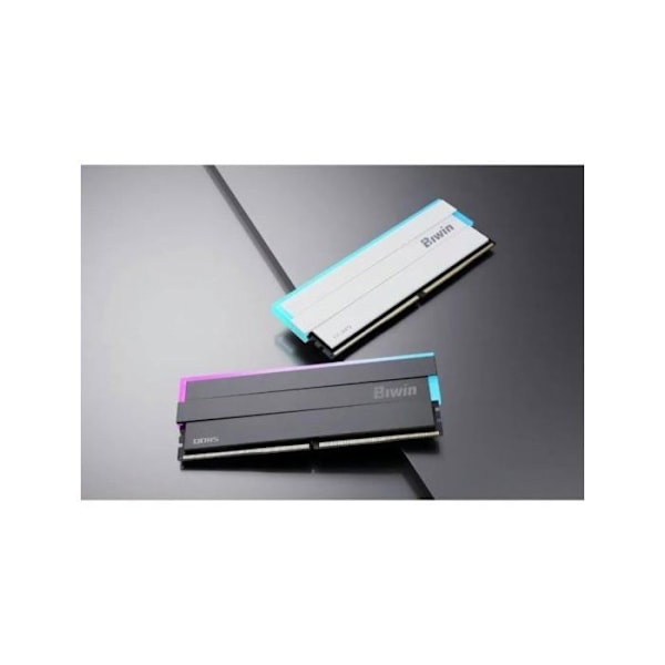 Biwin Black Opal DW100 DDR5 RGB 6000MHz 32GB 2x16GB CL30 Valkoinen Dual Intel XMP ja AMD EXPO