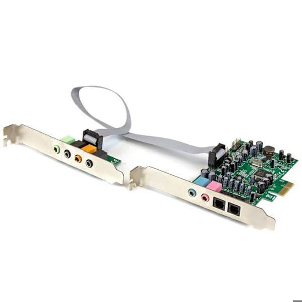 STARTECH PCI Express 7.1 kanavaa surround-ääntä varten - 24 bittiä 192 KHz - 92 dB - S/PDIF-lähtö