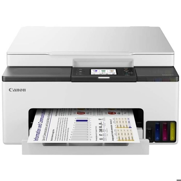 Monitoiminen Tulostin - CANON - MAXIFY GX1050 - Inkjettitulostin - Värillinen - WIFI - Valkoinen
