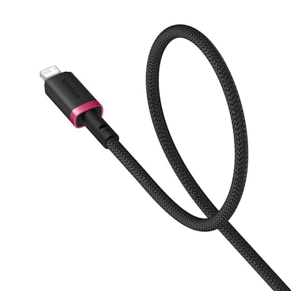 USB-Liitin datakaapeli, 2,4 A, 2 m - Baseus Dura (P10377801U01-03) - Musta