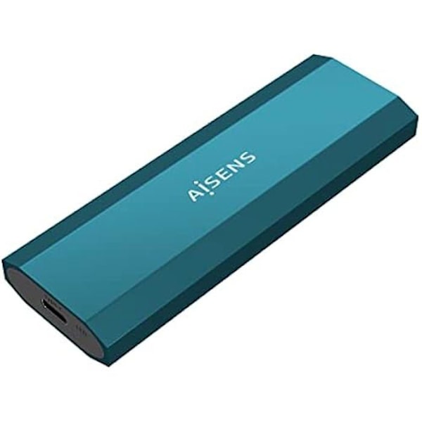 AISENS - ASM2-019BLU - Ulkoinen kotelo M.2 SSD SATA/NVME A USB3.2 GEN2, sininen Sininen