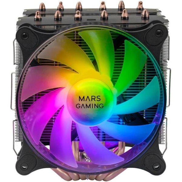 Mars Gaming MCPU-XT RGB processor køler - sort - 12 cm