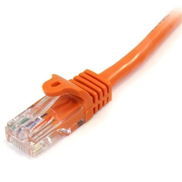 STARTECH Cat5e UTP -verkkojohtoa ilman koukkua 1 m - M/M - Oranssi