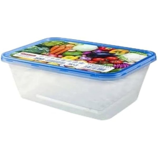 Rektangulära lunchlådor 750 ml - Privilege - Set med 24 - Flerfärgad mångfärgad
