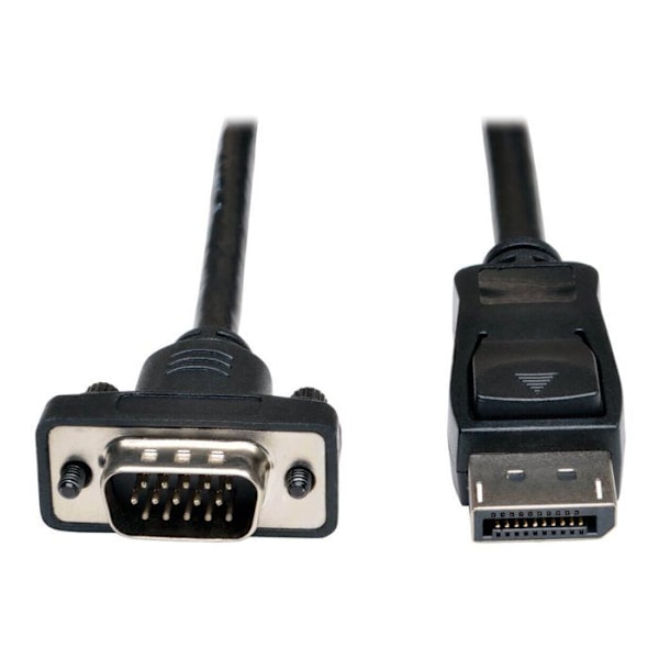 Adapter - Tripp Lite - DP til VGA - 1,83 m - Aktiv - Sort