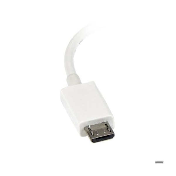 Micro USB - USB Host OTG -sovitinkaapeli - STARTECH - UUSBOTGW - 12cm - Valkoinen - Elinikäinen takuu