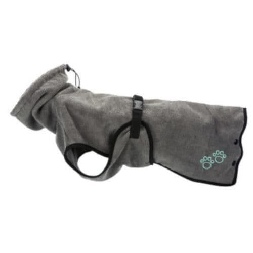 Badrock för hund - Trixie - 50 cm - Poly bomull - Grå - Unisex