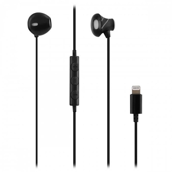 Semi-in-ear headphones - TNB - CURV - Lightning - Black - Comfortable and stylish svart