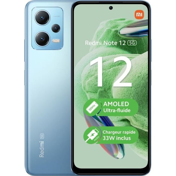 XIAOMI Redmi Note 12 128GB 5G Blå Blå