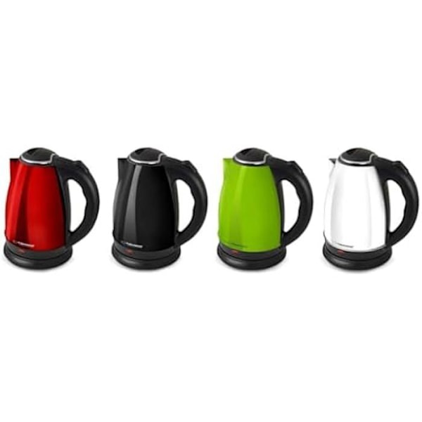 Vattenkokare - ESPERANZA - EKK113R - Svart Röd - Rostfritt stål Plast - 1800 W - 1,8 L Svart röd