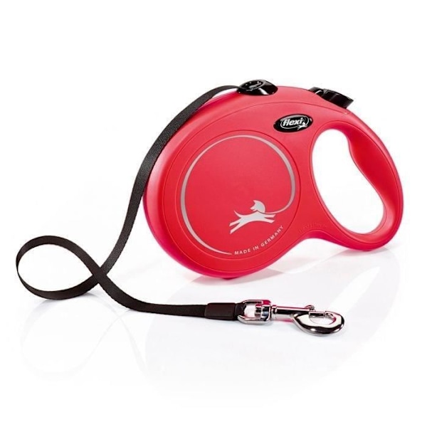 Talutin Uusi Classic L Tape 8 m punainen Flexi CL30T8-251-R-20 Röd