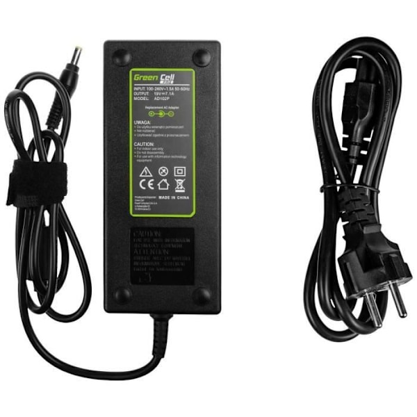 Green Cell GC-AD102P strömförsörjning för bärbar dator - 135 W 19 V 7,1 A
