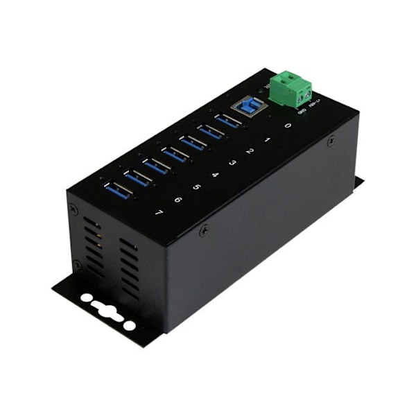 USB 3.0 - STARTECH - ST7300USBME - 7-porttinen - ESD-suojaus - DIN-kiskoon asennus