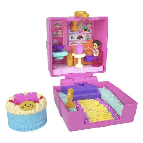 Polly Pocket–Flerfunktionslåda–Bilar och Mini-Figurer - JCR44 Slumptal - fr.o.m. 4 år
