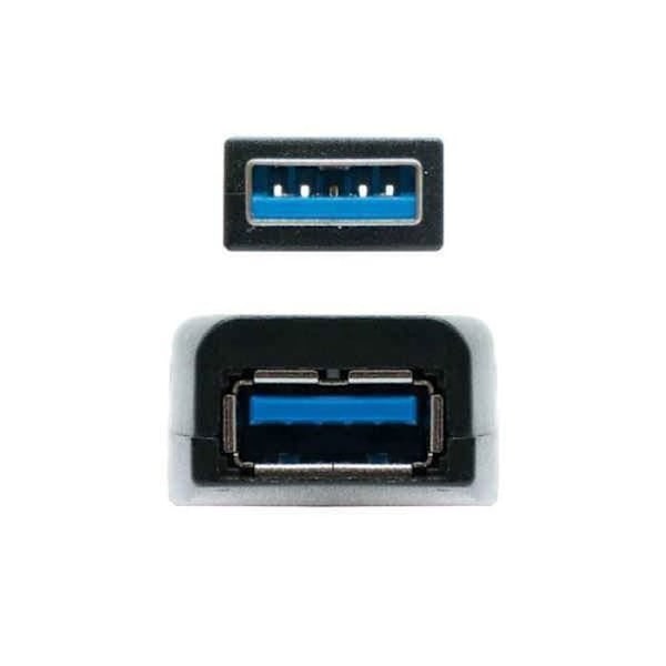 USB forlængerkabel NANOCABLE 10.01.0313 15 m 5 Gbps - - - NANOCABLE