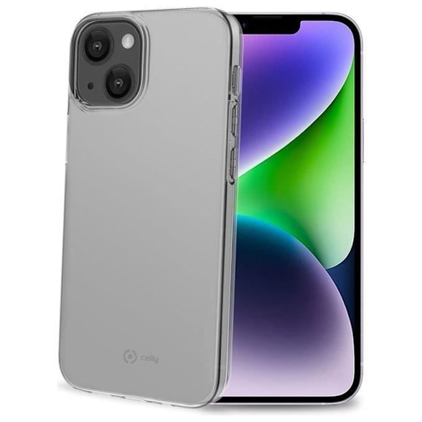 Coque - CELLY - IPH14 Max - Transparent - Mjuk - Syntetisk Transparent