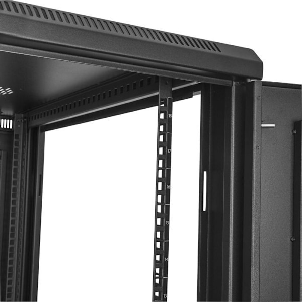 RACK-palvelin - StarTech.com - 18U - 31in Syvyys - Musta - Lukittava Verkko-ovi