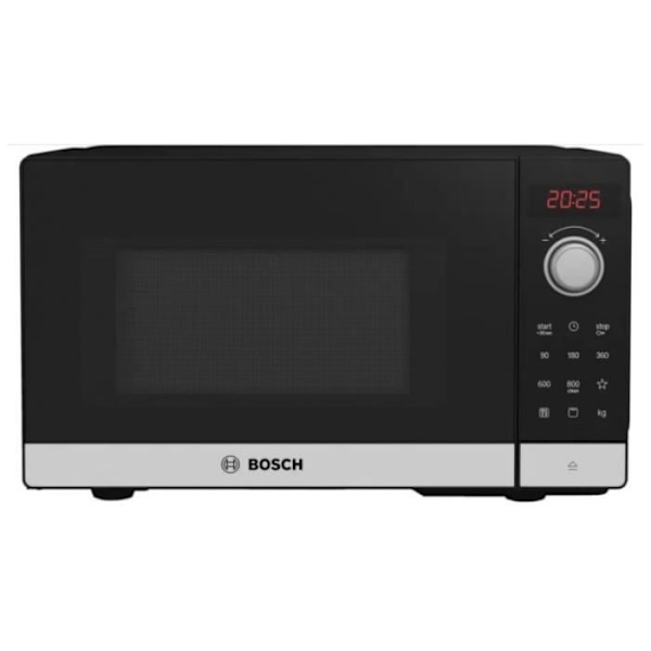 Bosch Serie 2 mikroovn Bord Mikro-ovn kun 20 L 800 W Sort, Rustfrit stål - FEL023MS2