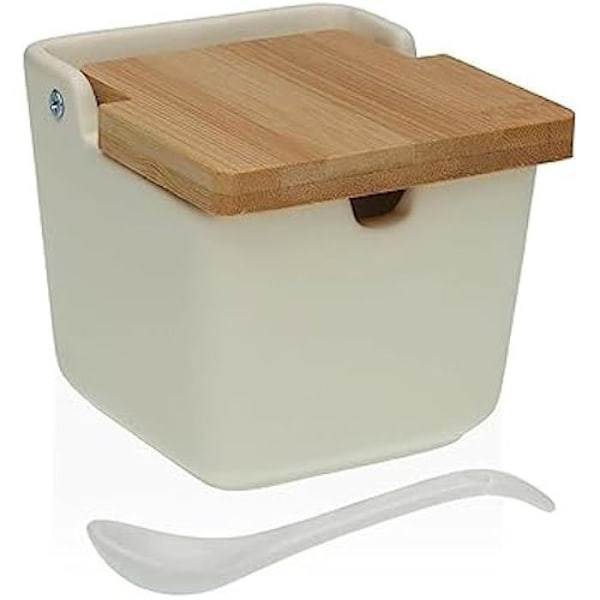 Sokerikulho - VERSA - Versa - Keraaminen - Beige - 8,8 x 8,5 x 8,8 cm Beige