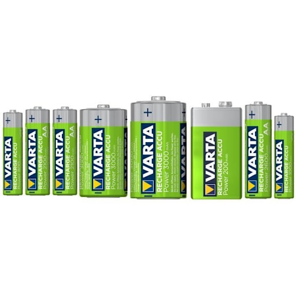 NiMH Power Micro (AAA) uppladdningsbart batteri med 800mAh - 2 st