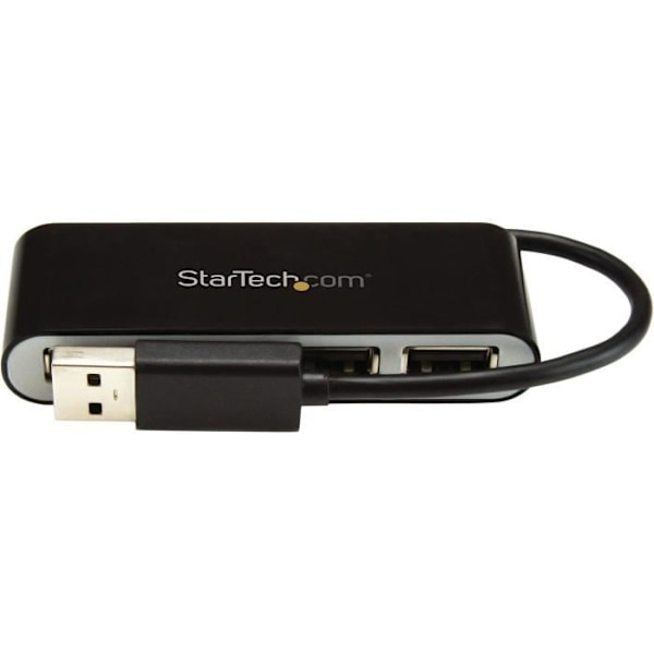 USB 2.0 - STARTECH.COM - ST4200MINI2 - 4 porttia - Sisäänrakennettu kaapeli - Kompakti ja kevyt