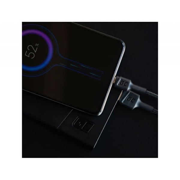 Green Cell GC PowerStream USB-A - Mikro USB kabel 30cm, Hurtig opladning Ultra Charge, QC 3.0