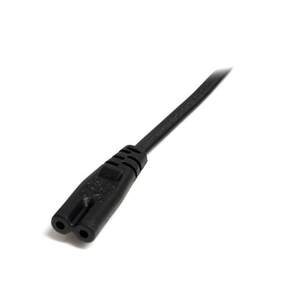 STARTECH.COM Standard bipolär nätkabel EU till IEC 320 C7 för bärbar PC - Europeisk nätkabel - M / F - 1 m