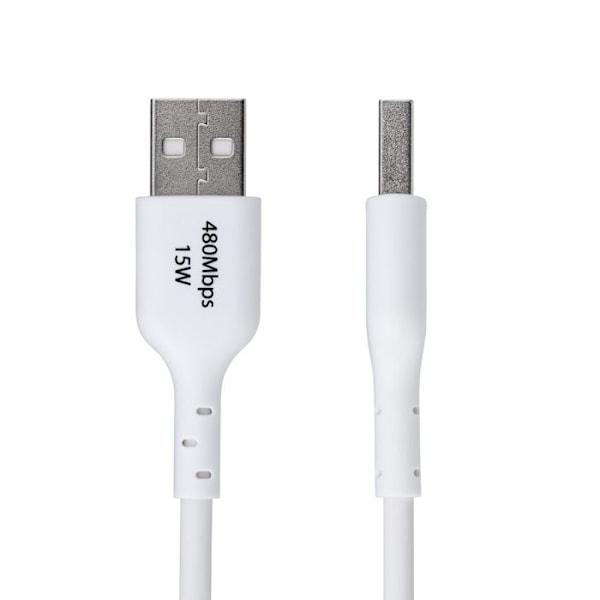 USB-latauskaapeli - STARTECH.COM - USB-A:sta USB-C:hen - 2m - 3A - USB 2.0 - Valkoinen