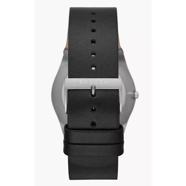 Skagen Ur - Mænd - SKW6907 - Sort Læder - 40mm - 5 bar - 39g Svart