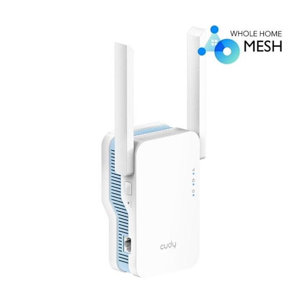 Wi-Fi Forstærker - Cudy - RE1200 - 1,2 Gbit/s - Dobbeltbånd - Streaming 4K/HD