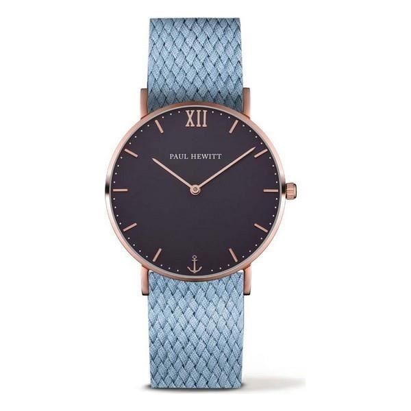 Klocka - Paul Hewitt - PH-SA-R-ST-B-26M - Kvarn - Ø 39 mm - Nylon Blå/Rosa Blå, Rosa
