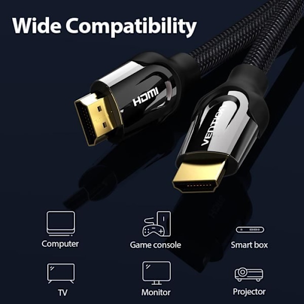 VENTION HDMI 2.0 han til han højhastighedskabel 4k @ 60Hz 3D 0,75m