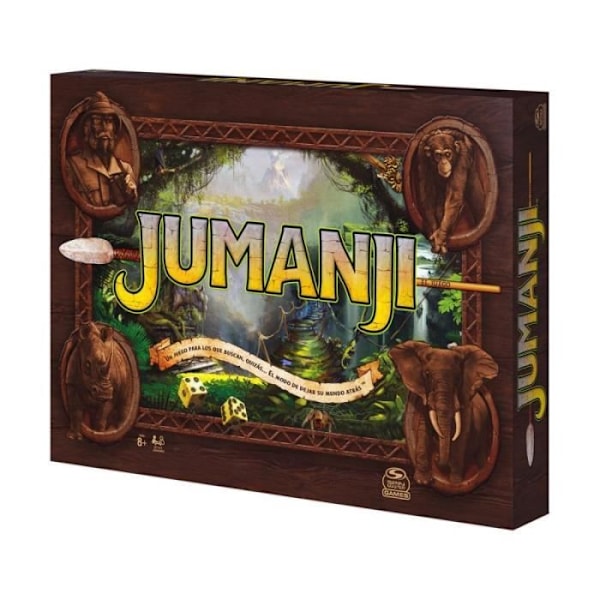 Lautapeli - Spin Master - Jumanji - Ikärajat 8+ - 2-4 pelaajaa - espanja