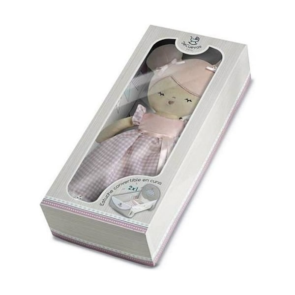 Decuevas Niza Rag Doll 36 cm pehmolelulaatikko muunnettavissa kehdoksi Flerfärgad