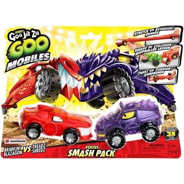 Minivogne - MOOSE TOYS - GOO MOBILES - BLAZAGON VS TREADS SHREDZ