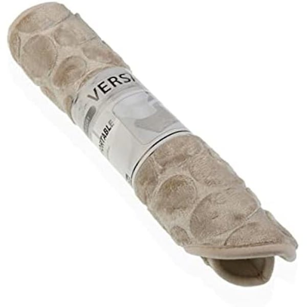 Bademåtte - VERSA - Beige - 45 x 45 cm - Polyester - Vaskbar mångfärgad