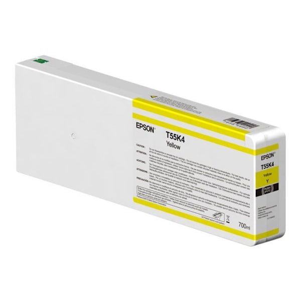 EPSON T55K4 plotter blækpatron til SureColor SC-P6000/P7000/P8000/P9000 printer Gul - 700ml