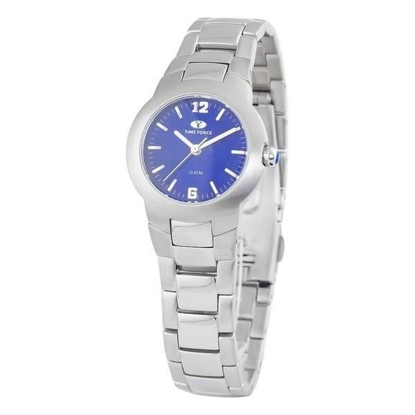 Dameur - Time Force - TF2287L-07M - Quartz - Stål - Vandtæthed 10 Atm Blå