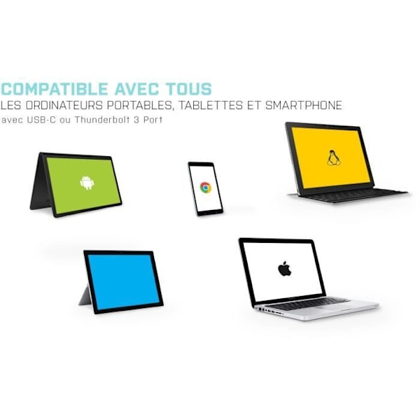 i-tec - USB-C till DisplayPort-kabel 4K/60Hz