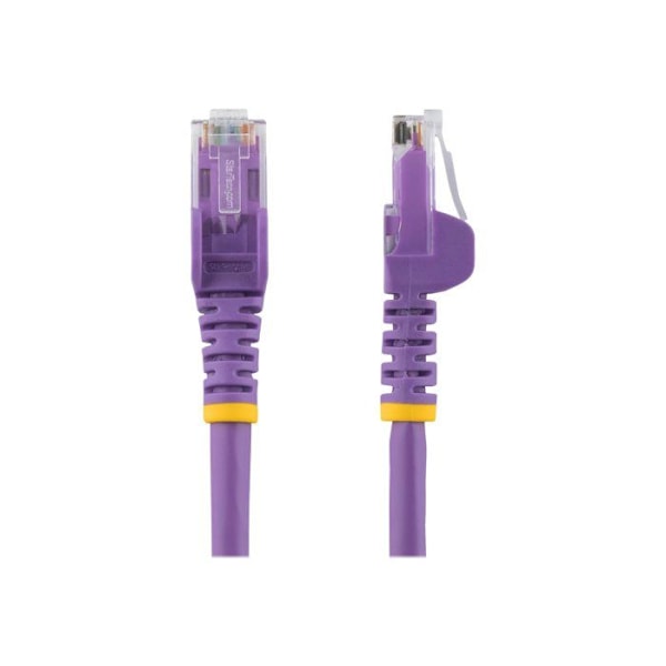 STARTECH Hookless Cat6 UTP -verkkokaapeli - 10 m violetti - Anti-Snag RJ45 Ethernet-johto - Patch-kaapeli