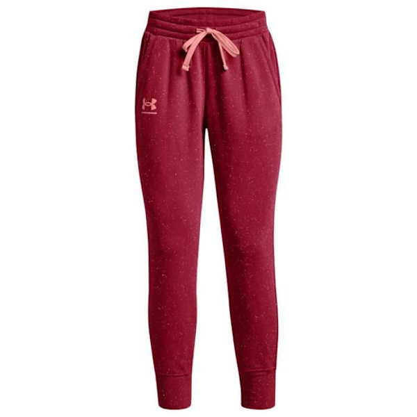 Under Armour Rival Fleece Joggers 1356416-664, Dam, Röd, byxor Röd S
