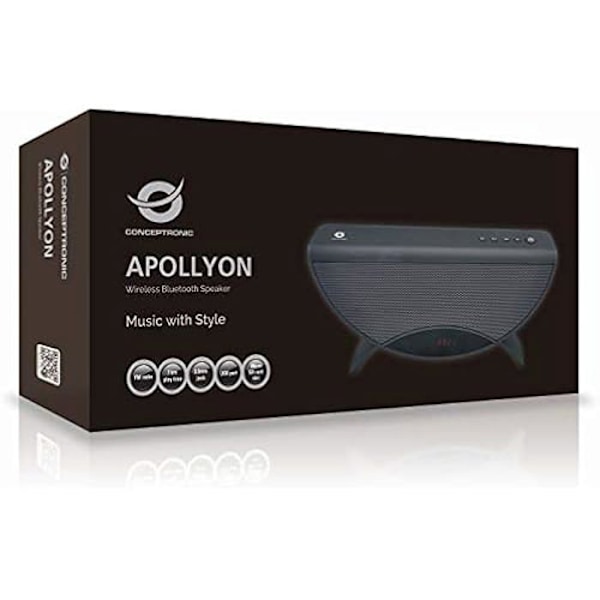 Bluetooth-högtalare - CONCEPTRONIC - Apollyon - Färg Guld - 2000 mAh - FM-radio Guld