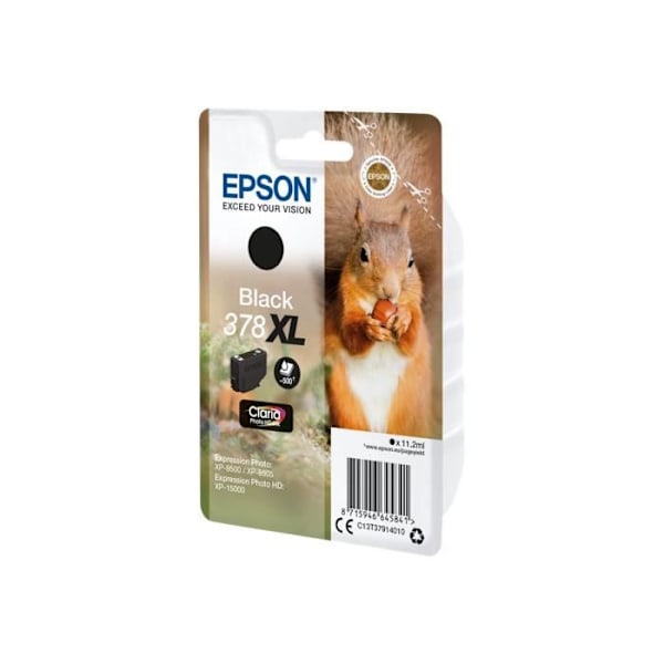 EPSON 378XL blækpatron - 11,2 ml - XL - Sort