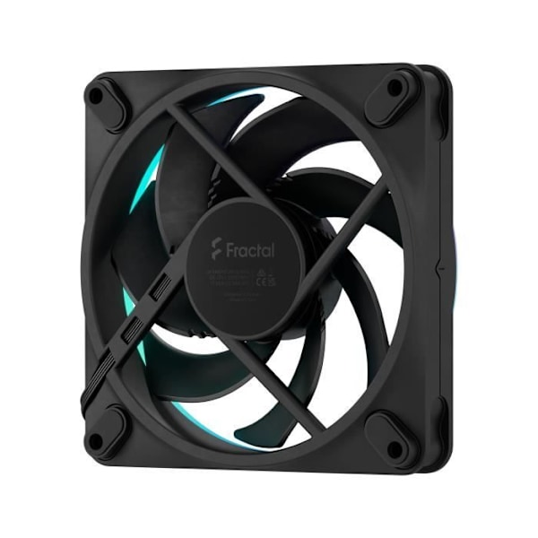 PC-fläkt - FRACTAL DESIGN - Momentum 12 RGB - 3-pack - FDB - ARGB Gen 2 ljusring - PWM-kontroll
