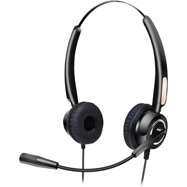 URBAN FACTORY MOVEE headsetmikrofon - On-ear - Kabelansluten - Svart