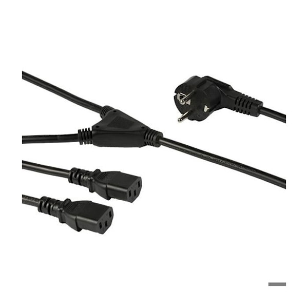 STARTECH Standard nätsladd - 2 m - För bildskärm, dator - Schuko CEE 7/7 / IEC 60320 C13 - 250 V AC / 10 A